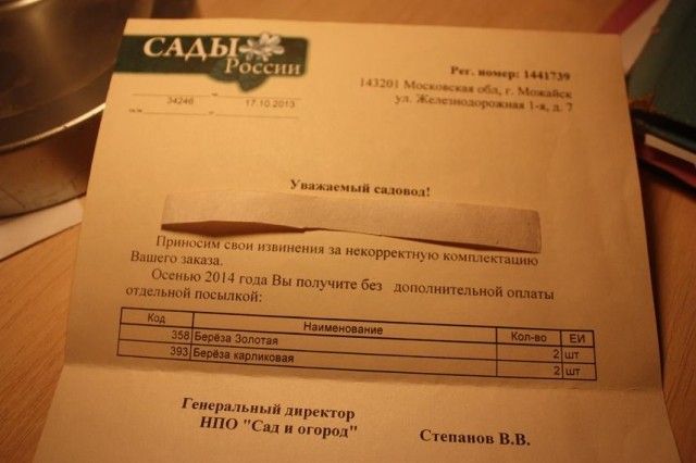 долговое письмо