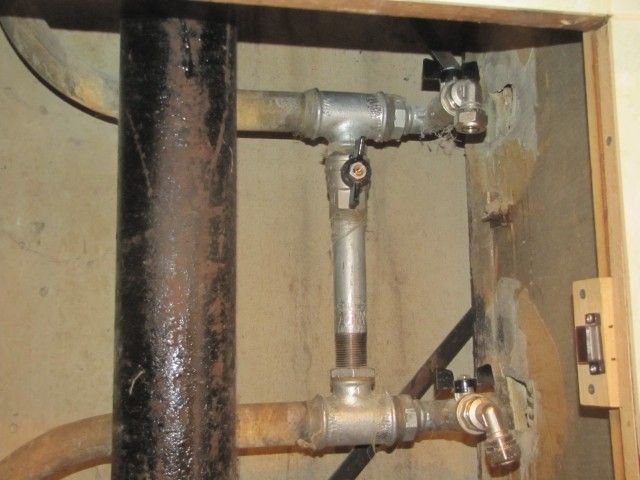 разводка на полотенцесушитель 2